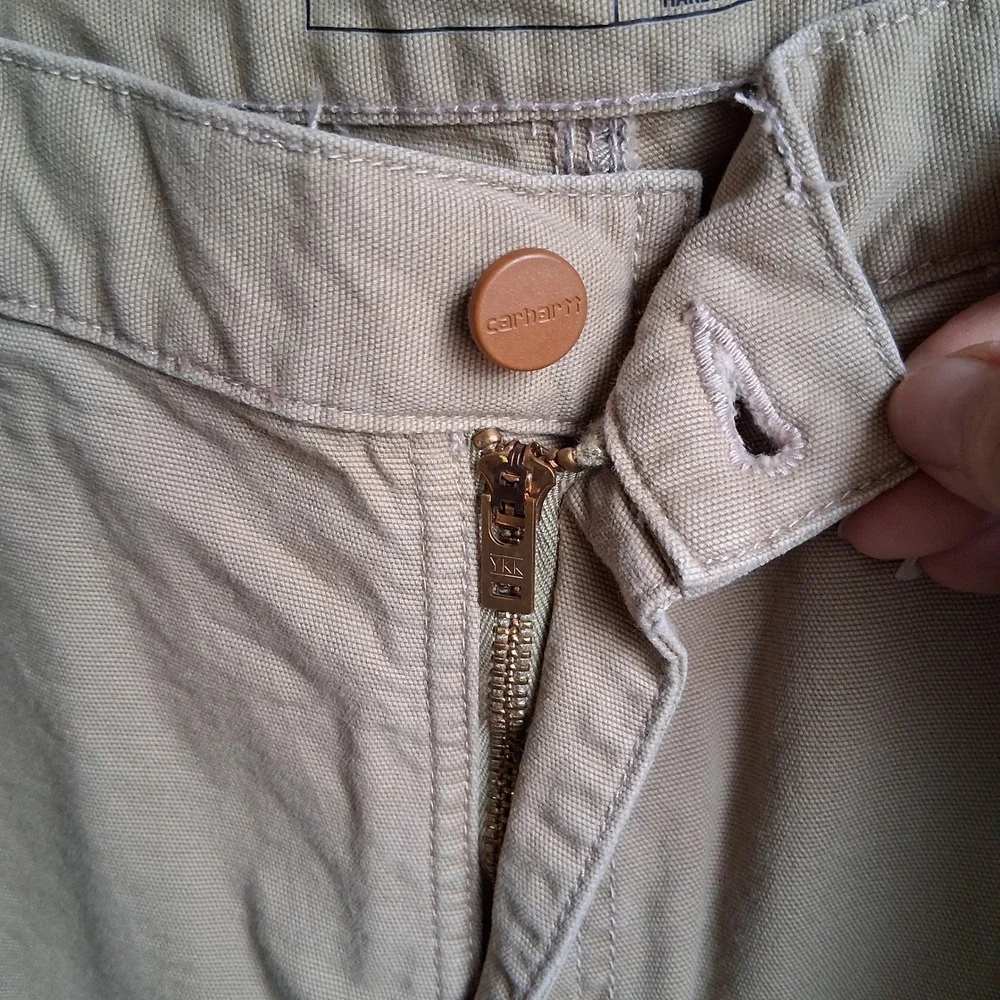 Carhartt FR Relaxed Fit Carpenter Pants Tan‎ 36x30 EUC